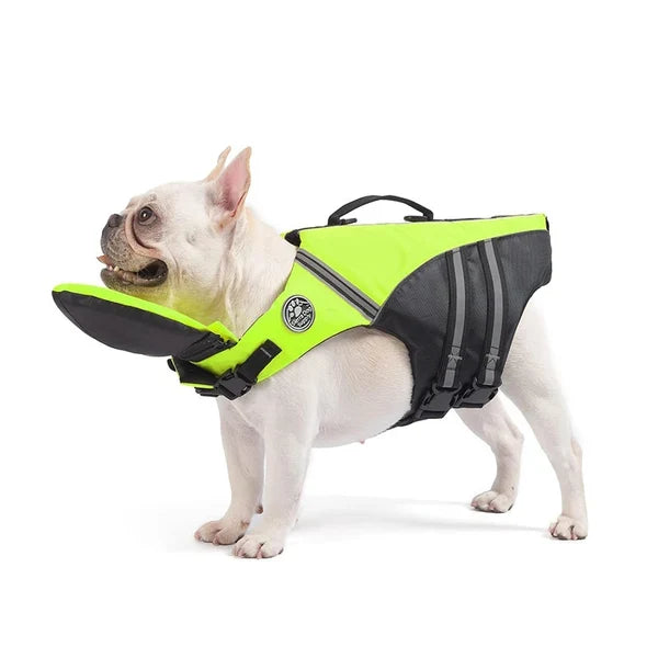 Flytevest for hund med hakestøtte