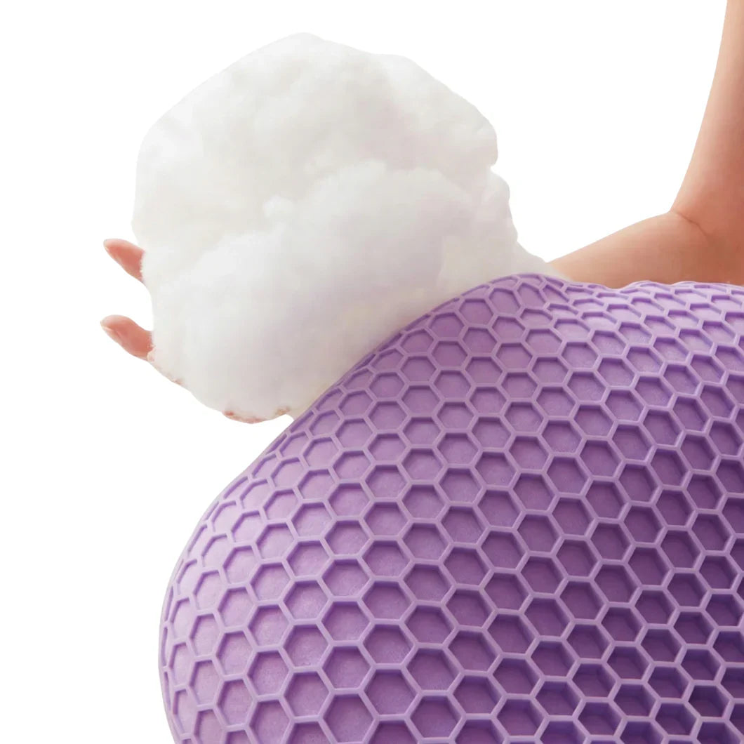 Ergonomisk TPE-pute med ventilerende design for nakke og hode