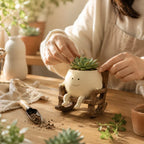 Gyngende blomsterpotte