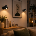 Dubbelljus | Roterbar LED-vegglampe (2-pakning)