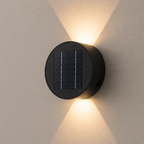 Solkrets | Solcelledrevet vegglampe med 360° rotasjon (2-pakning)