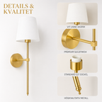 Goldén | Dimbar vegglampe i slankt design