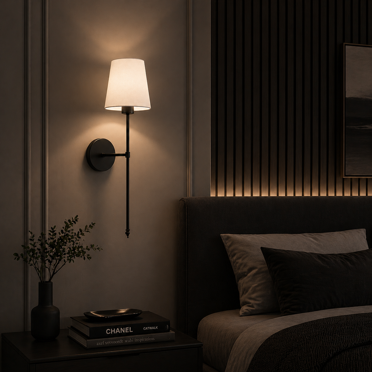 Goldén | Dimbar vegglampe i slankt design