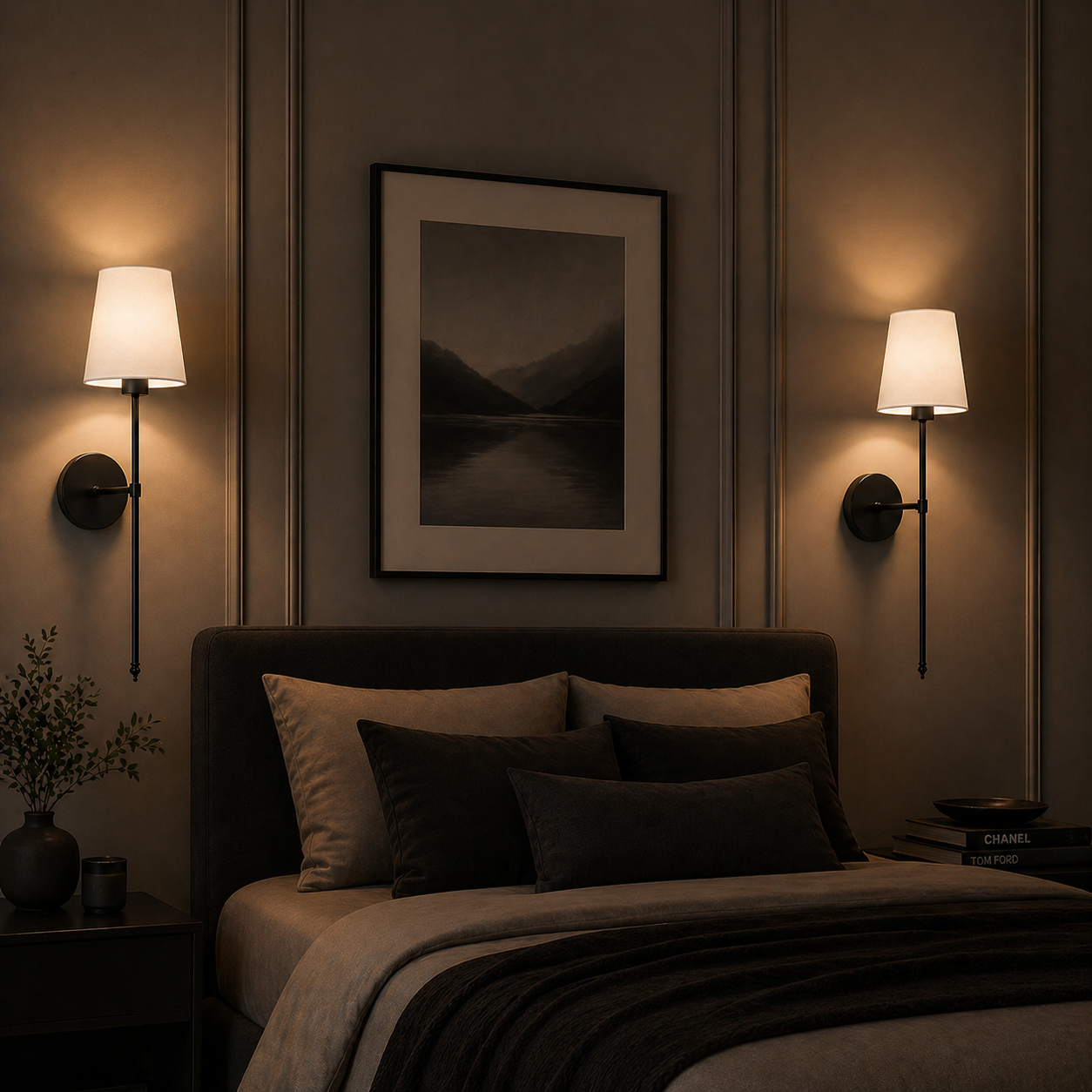 Goldén | Dimbar vegglampe i slankt design