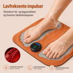 Fotmassasjematte med 3D-massasjepunkter