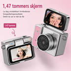 Mini nøkkelringkamera med 1080p-video og flip-skjerm