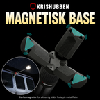 Oppladbar campinglampe med powerbank og lommelykt