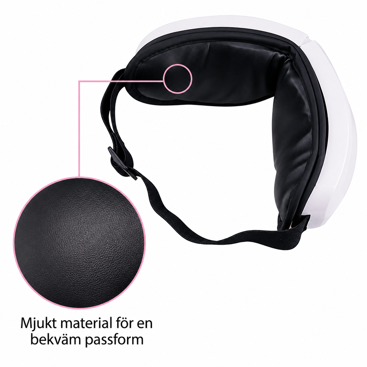 Øyemassasje med Lufttrykk & Bluetooth | For Migrene