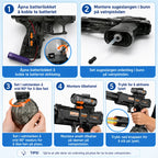 Elektrisk vannpistol for barn – automatisk vannsprøyte