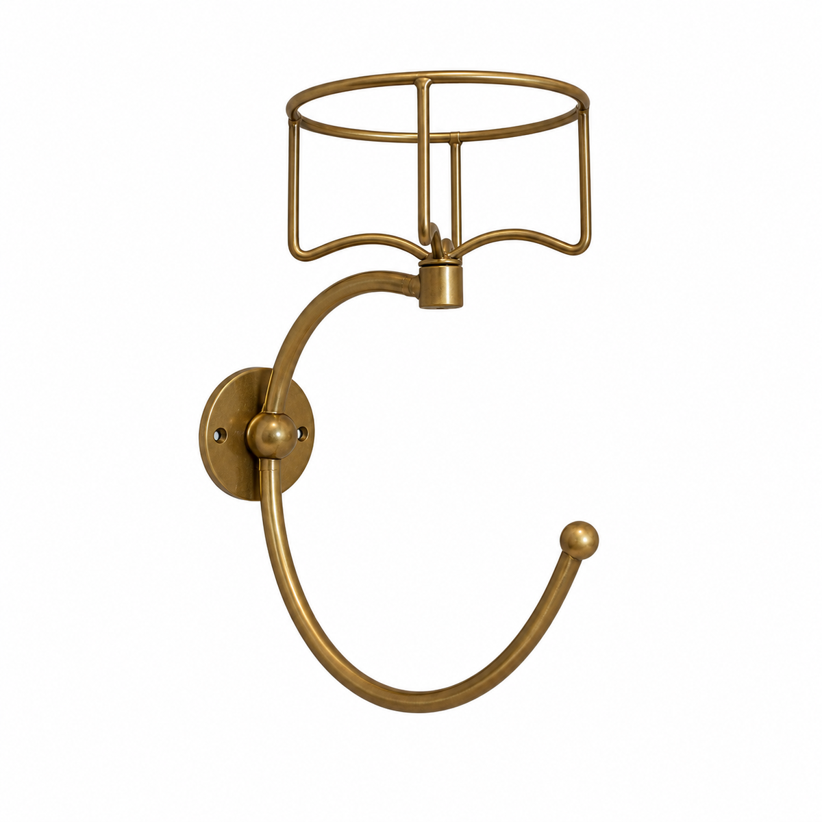 Håndkleholder med lysholder