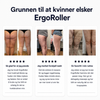 Elektrisk massasjerulle med vibrasjon for kropp og muskler