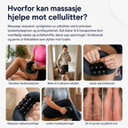 Elektrisk massasjerulle med vibrasjon for kropp og muskler