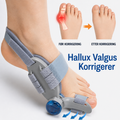 Tåskiller og fotstøtte for hallux valgus