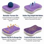 Ergonomisk TPE-pute med ventilerende design for nakke og hode