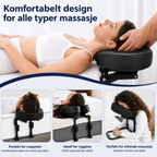 Massasjehodestøtte med memory foam for seng og hjemmebruk