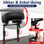 Massasjehodestøtte med memory foam for seng og hjemmebruk