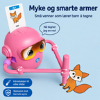 Interaktiv tegnerobot for barn – lær å tegne steg for steg