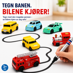 Tegnebil for barn – følger linjene du tegner