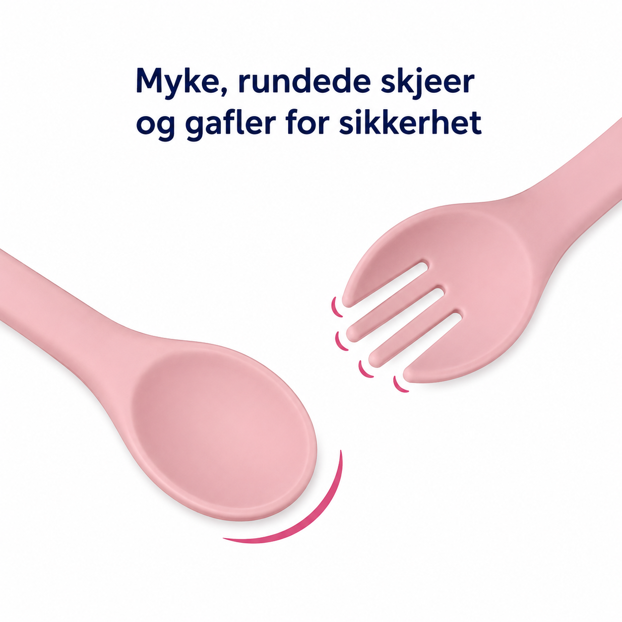 5-delt spisesett for barn med sugekopp