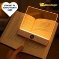 Oppladbar leselampe for bok – justerbart lys for kveldslesing