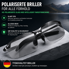 Polariserte fiskebriller – reduserer gjenskinn fra vannet