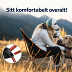 Sammenleggbar campingstol – lett og portabel stol for utendørsbruk