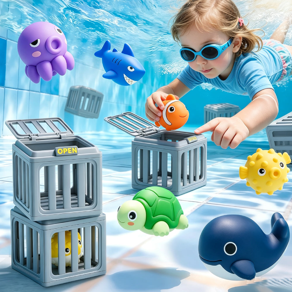 Dykkeleker for barn – undervannslek til basseng