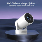 Portabel smartprojektor med WiFi, Bluetooth og Android