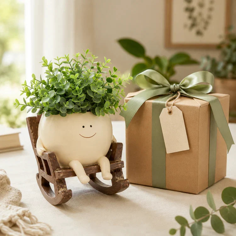 Gyngende blomsterpotte