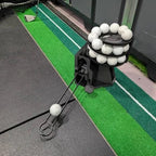 Automatisk golfballmater for puttingtrening