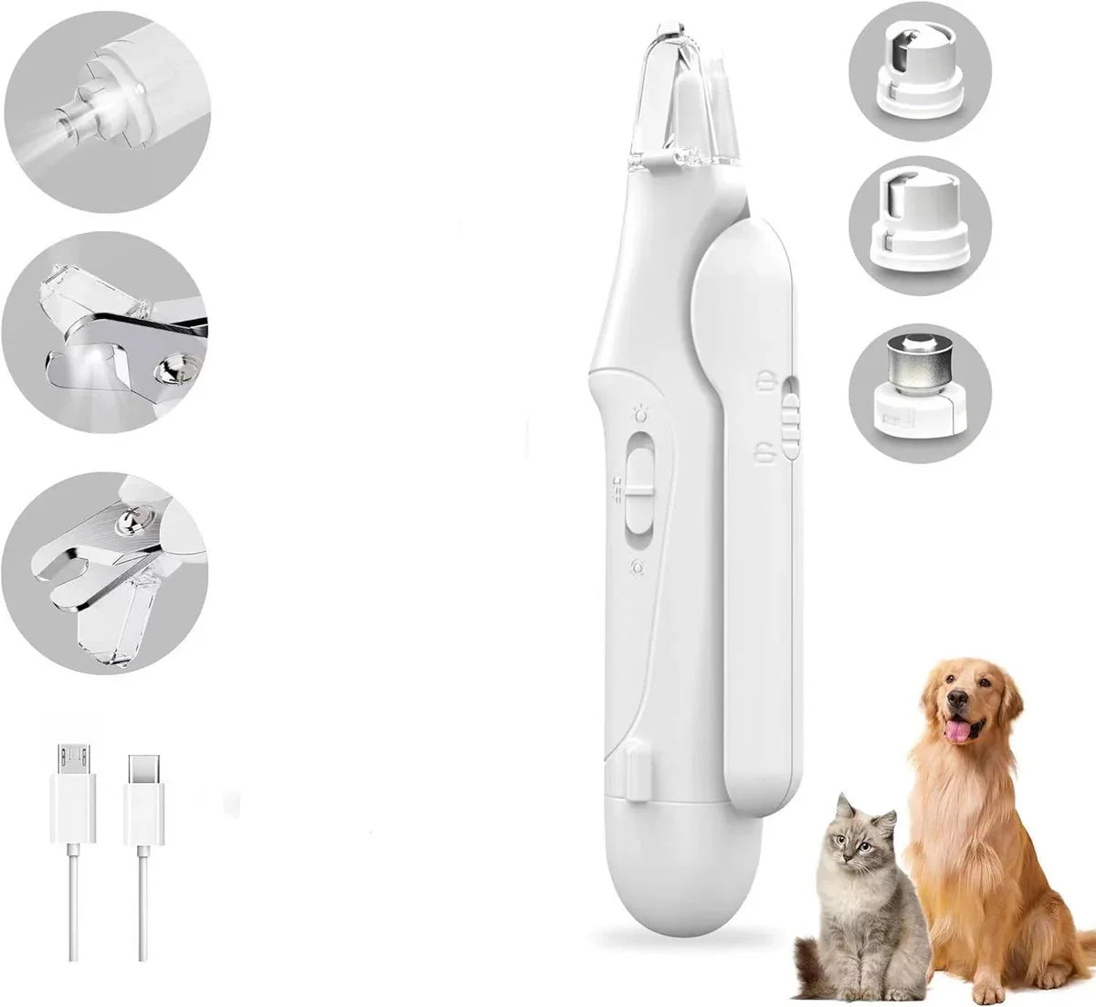 KlippSikkert™ LED Negletrimmer