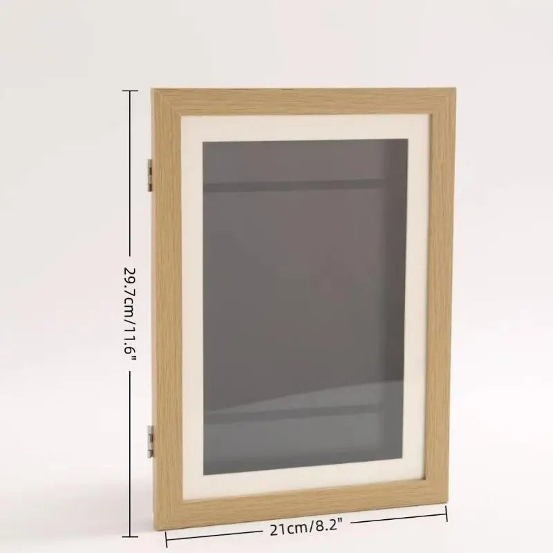 A4-ramme for barnetegninger med magnetisk front